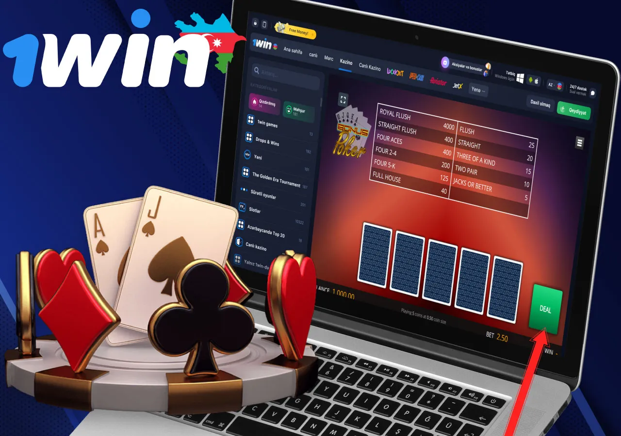 1Win-də poker oynamağa necə başlamaq barədə ətraflı təlimat